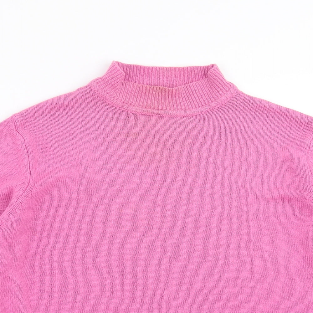 Damart Womens Pink  Knit Pullover Jumper Size 10