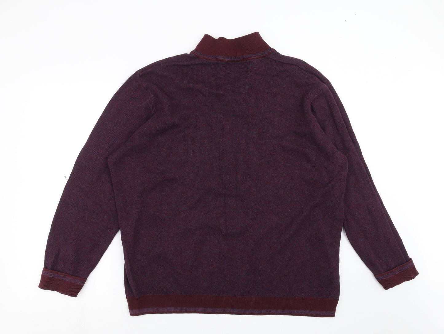 Marks and Spencer Mens Purple  Knit Pullover Jumper Size 2XL