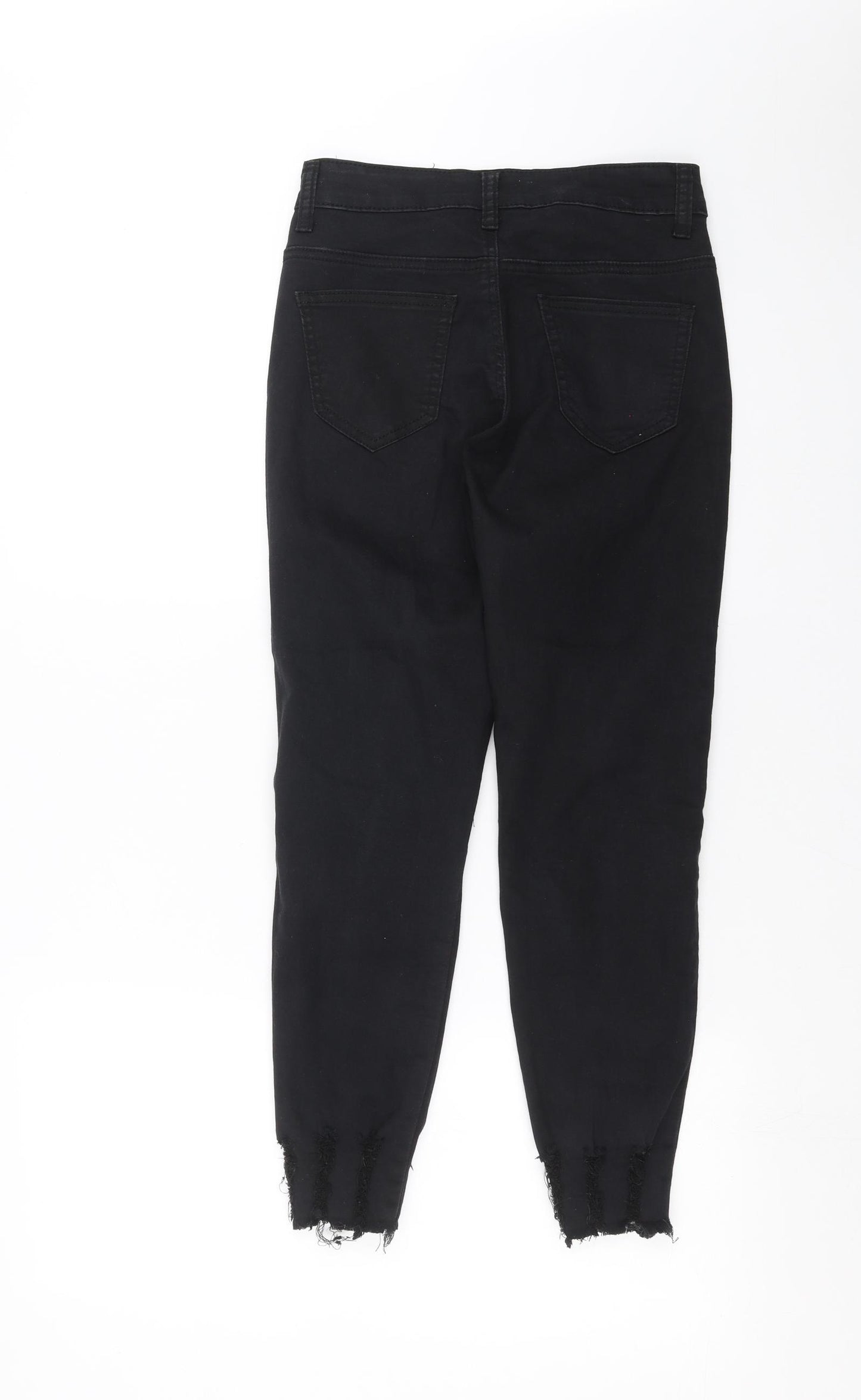 MISS RJ Womens Black  Denim Skinny Jeans Size 6 L25 in