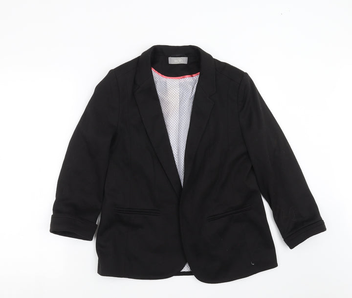 Wallis Womens Black Jacket Suit Jacket Size 12
