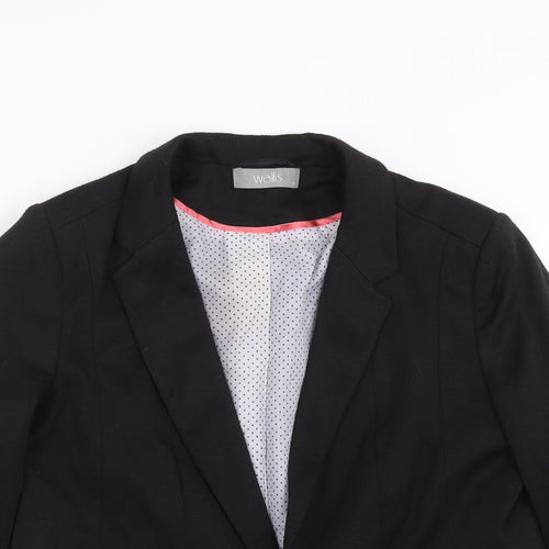 Wallis Womens Black   Jacket Suit Jacket Size 12