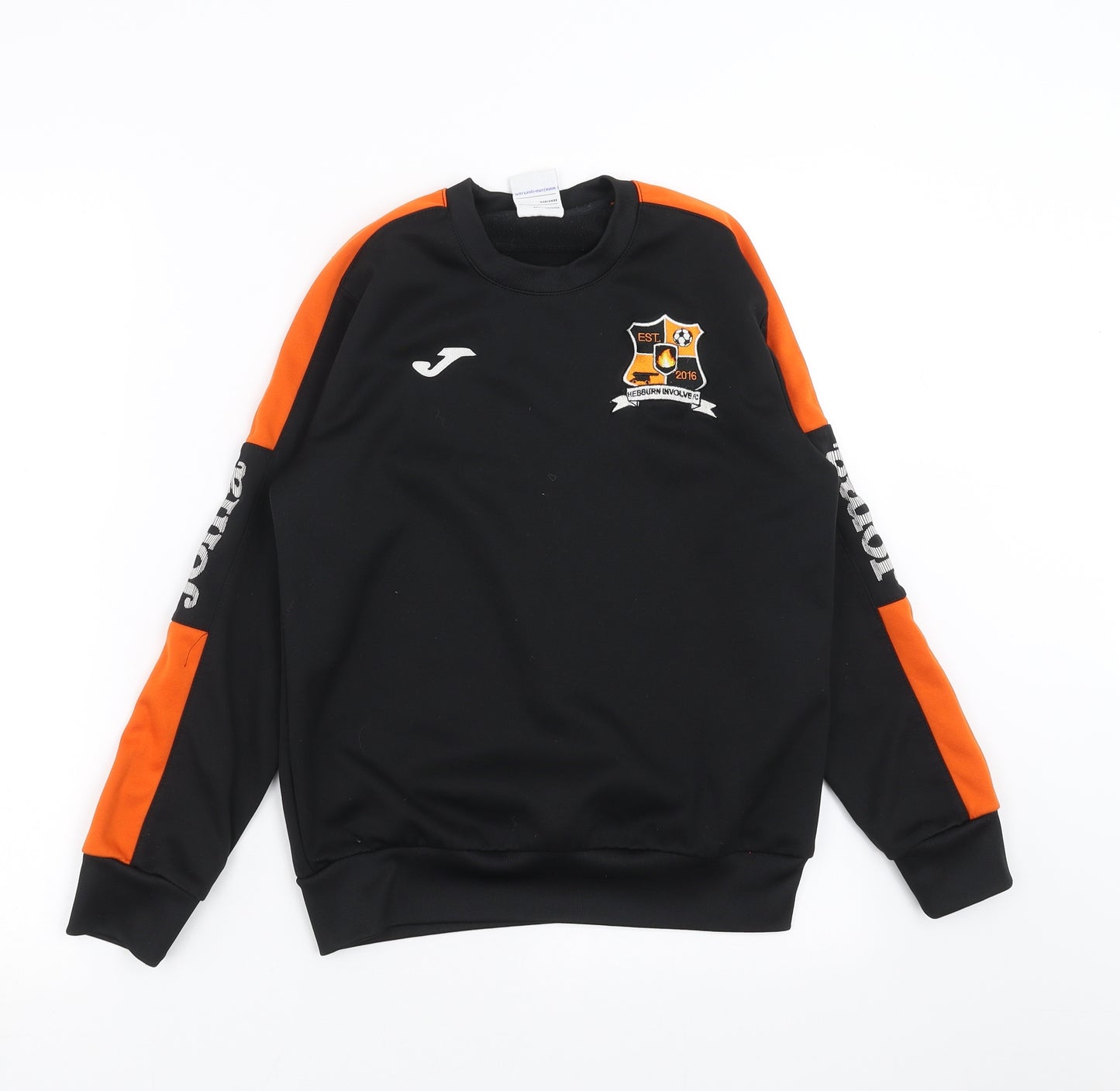 Joma Boys Black   Pullover Sweatshirt Size 12 Years  - hebburn involve fc