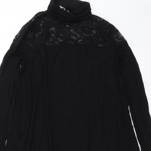 ASOS Womens Black   A-Line  Size 8  - Lace Detail
