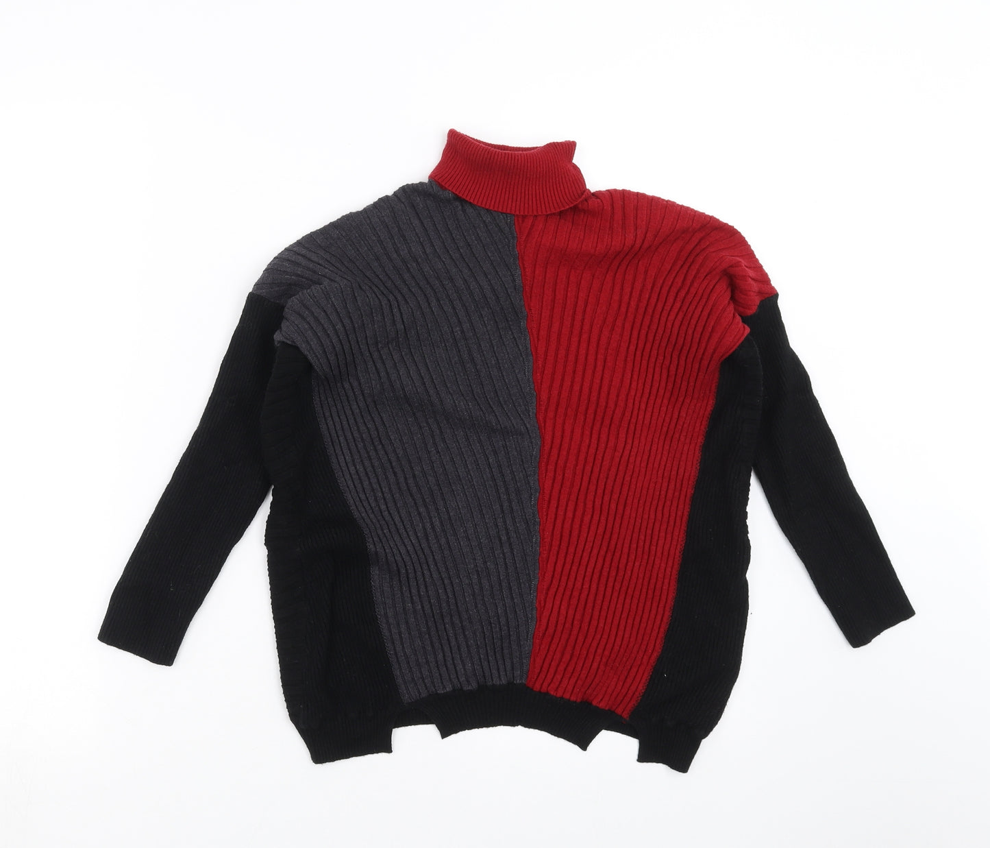 Select Womens Black   Pullover Jumper Size 8  - Colour Block