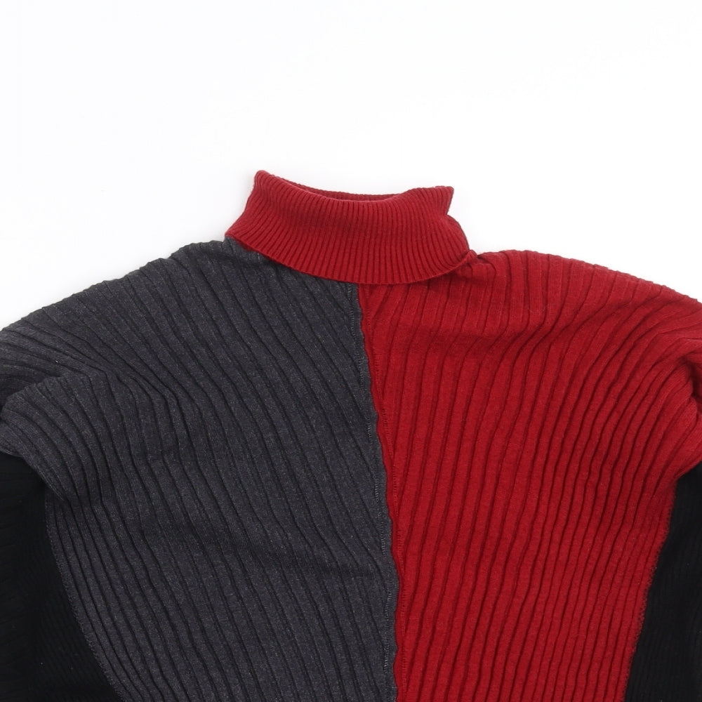 Select Womens Black   Pullover Jumper Size 8  - Colour Block