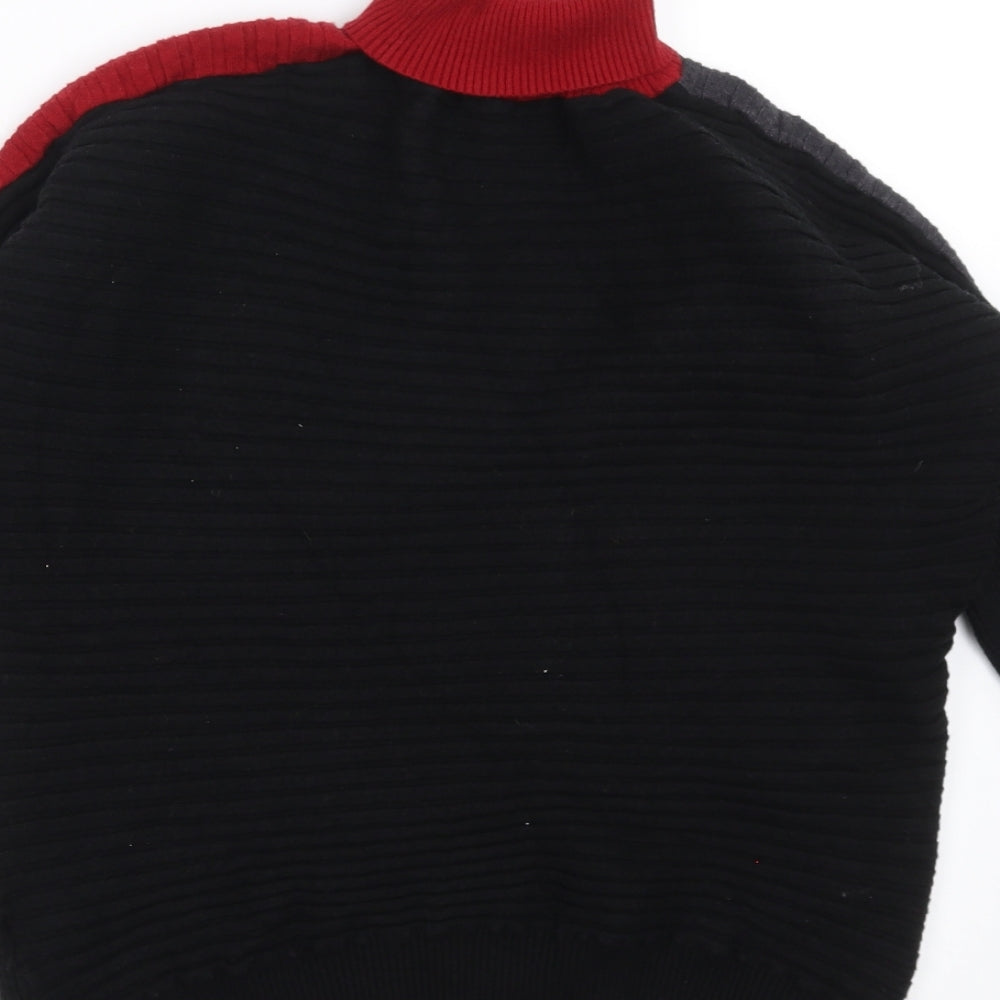 Select Womens Black   Pullover Jumper Size 8  - Colour Block