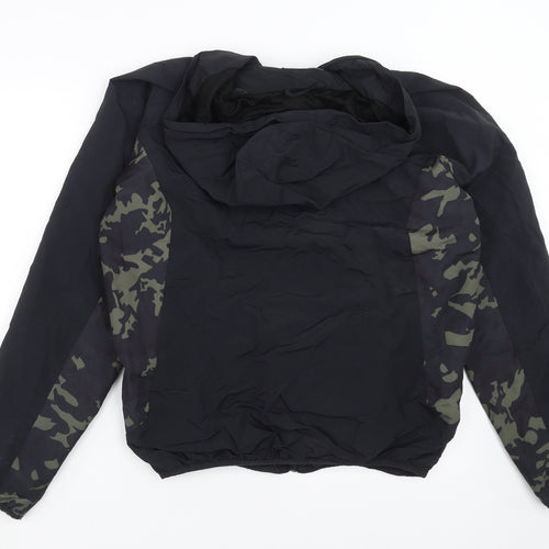 Primark Mens Black Camouflage  Bomber Jacket Jacket Size L