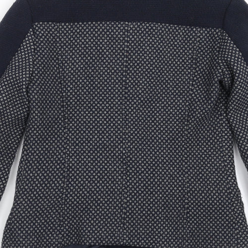 NEXT Womens Blue Geometric  Jacket  Size 8