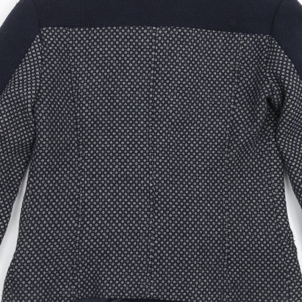 NEXT Womens Blue Geometric  Jacket  Size 8