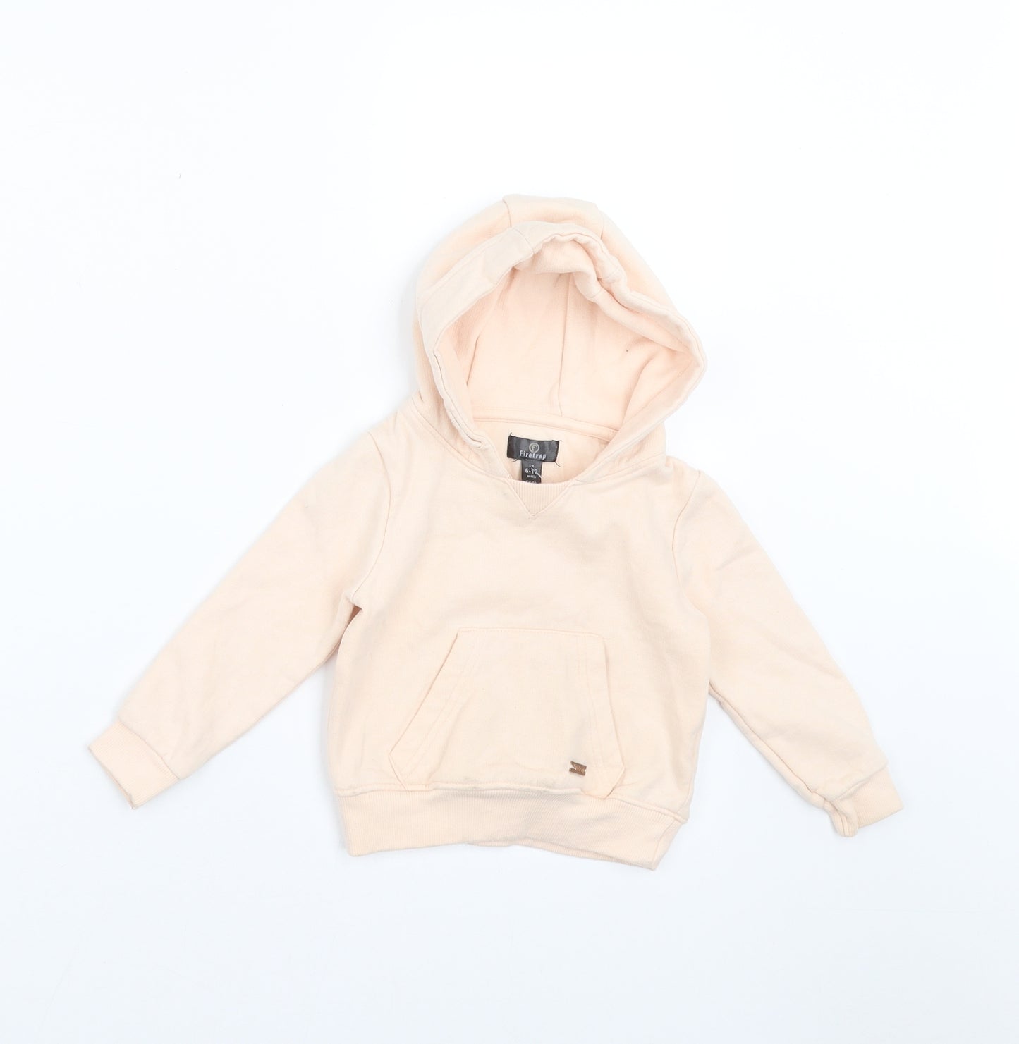 Firetrap Girls Pink   Pullover Jumper Size 6-9 Months  - Hoodie 6-12months