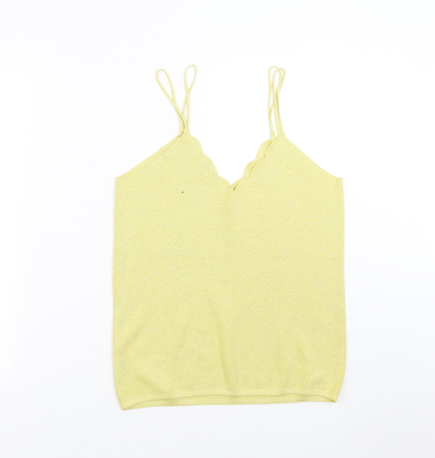 George Womens Yellow  Knit Camisole T-Shirt Size 18