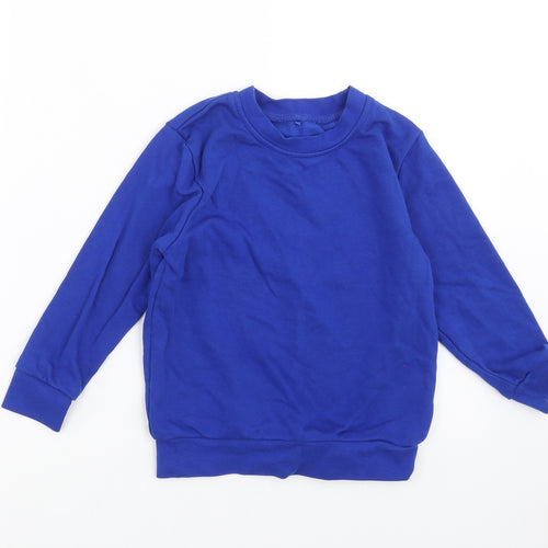 George Boys Blue   Pullover Sweatshirt Size 5-6 Years