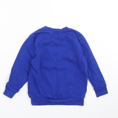 George Boys Blue   Pullover Sweatshirt Size 5-6 Years