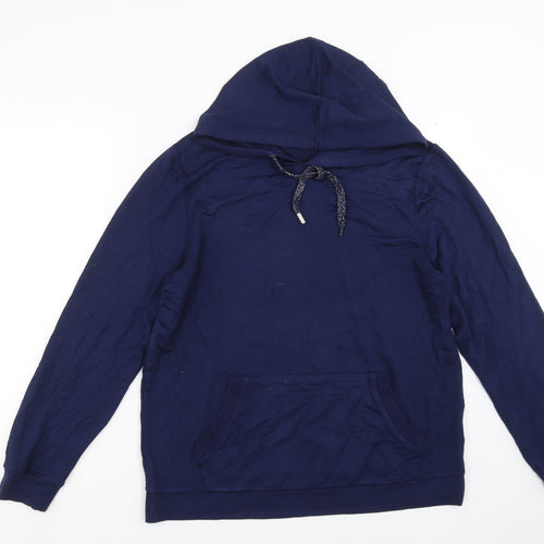 indigo & co Womens Blue   Pullover Hoodie Size M