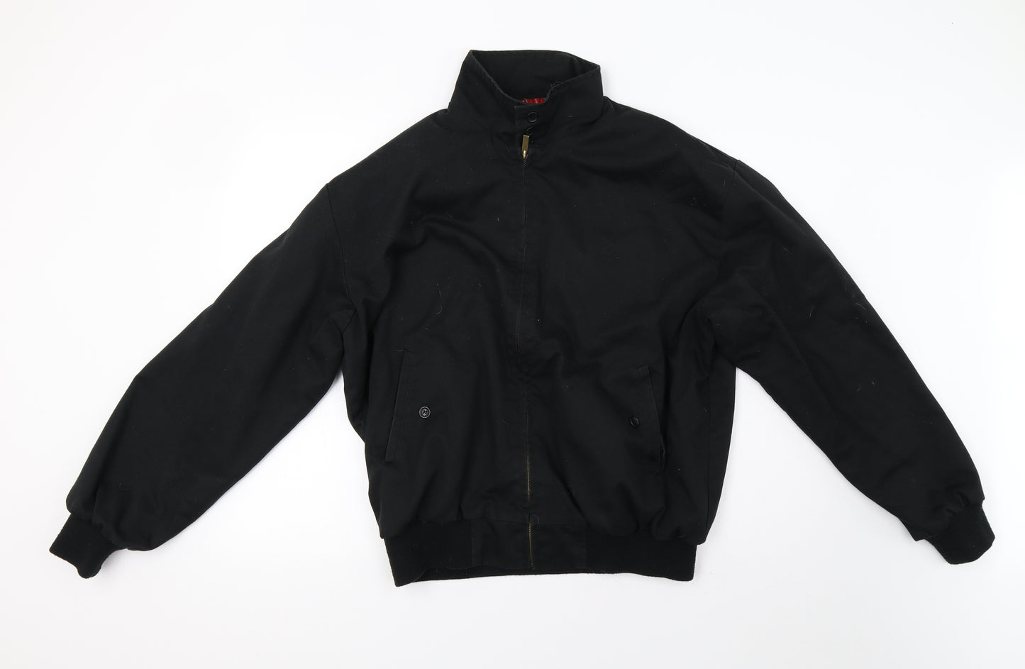 Preworn Mens Black   Bomber Jacket Jacket Size XL  - 46inch chest