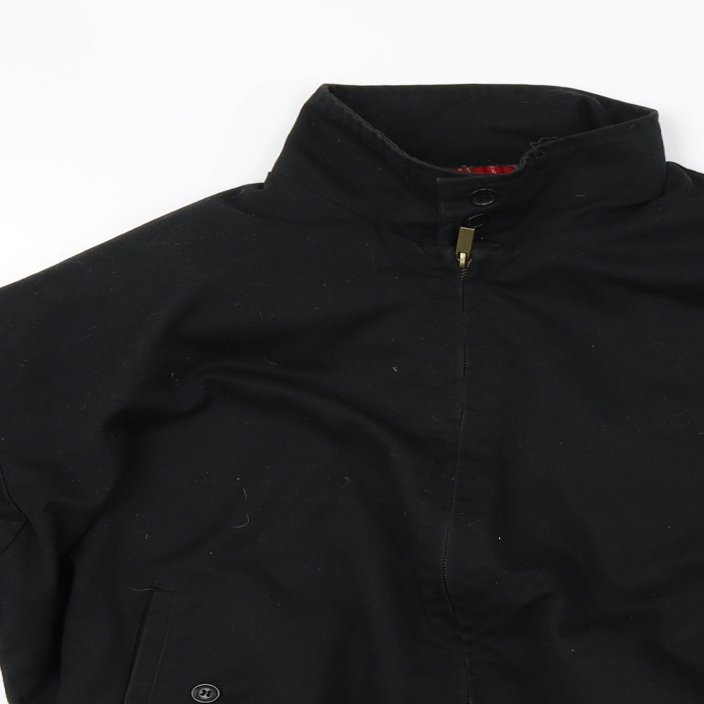 Preworn Mens Black   Bomber Jacket Jacket Size XL  - 46inch chest