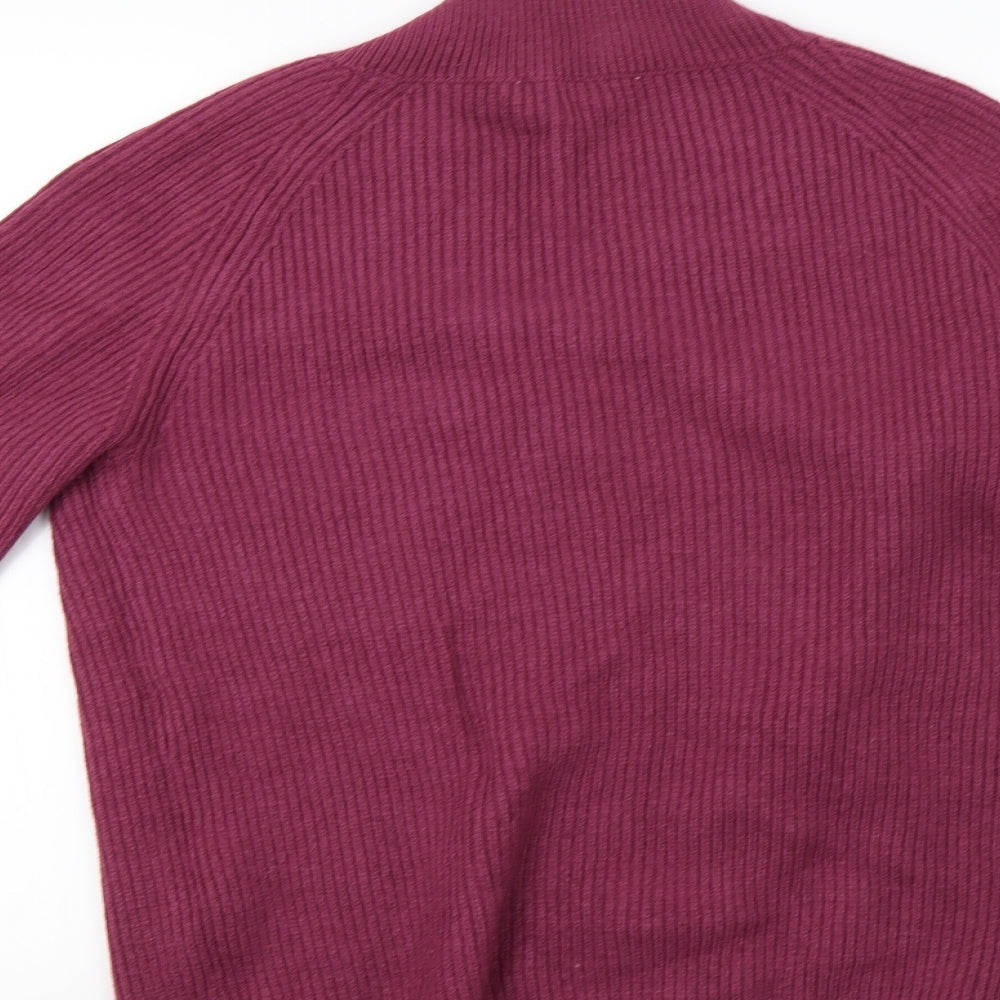 NEXT Womens Purple  Knit Pullover Sweatshirt Size M