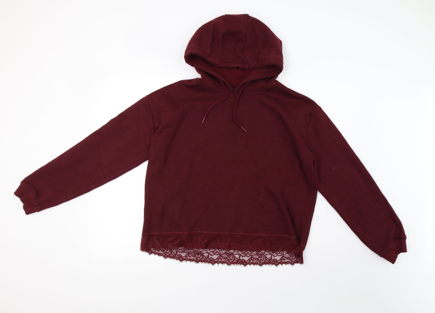 Primark Womens Red   Pullover Hoodie Size 14