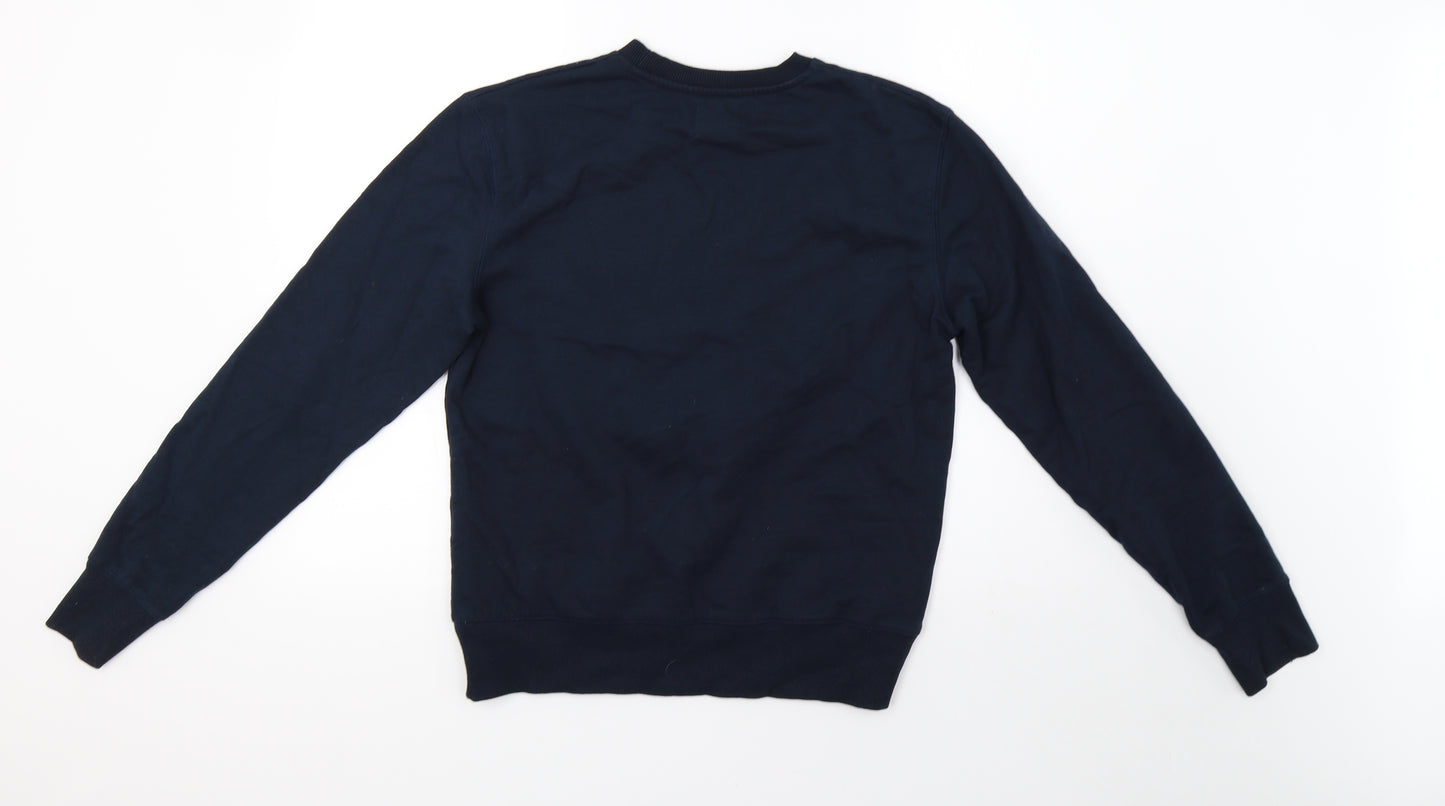 Cedar Wood State Mens Blue   Pullover Sweatshirt Size M  - Christmas