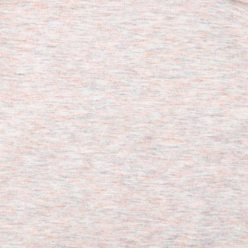 morrisons Womens Pink  Knit Pullover Sweatshirt Size 18