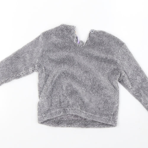 Lily &dan Girls Grey   Babydoll Pyjama Top Size 6-9 Months