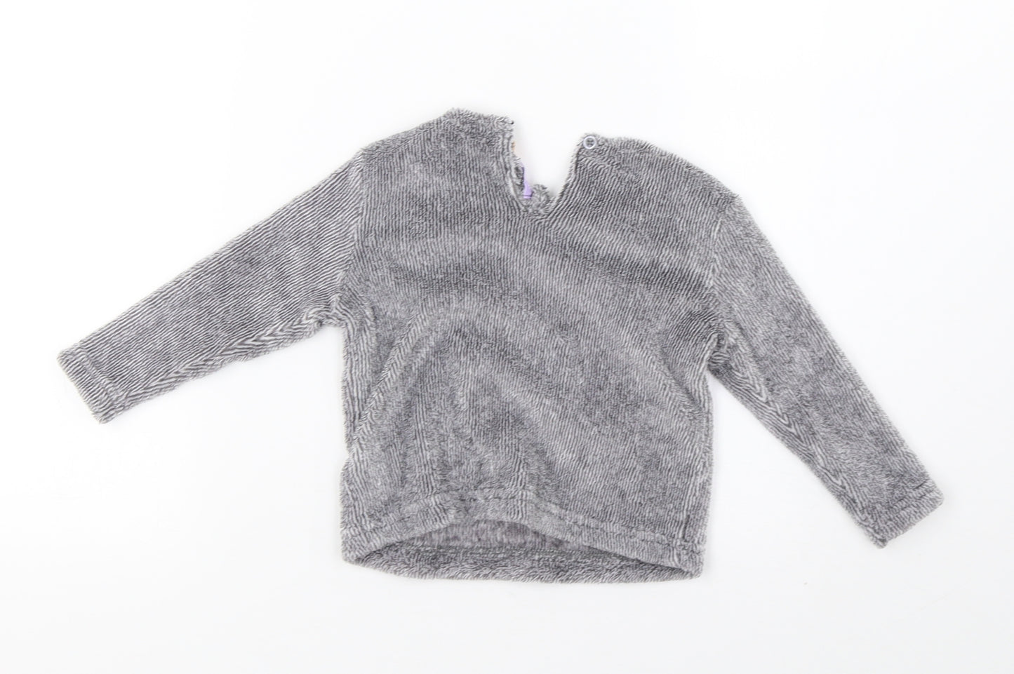 Lily &dan Girls Grey   Babydoll Pyjama Top Size 6-9 Months