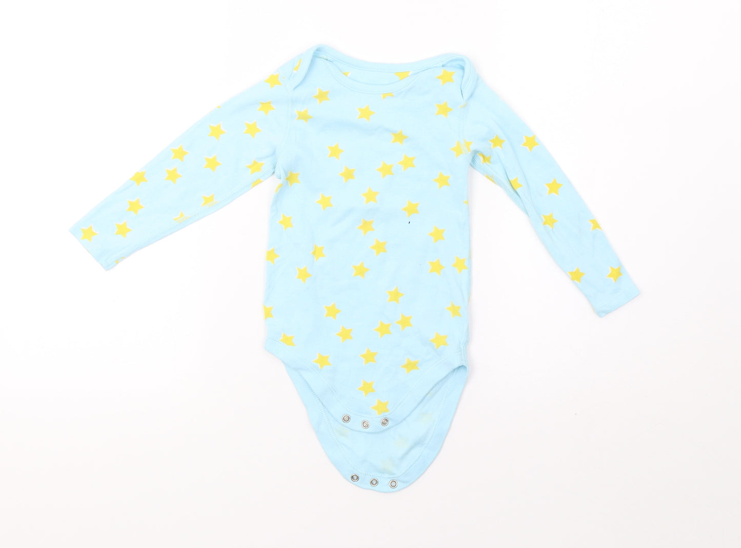 Marks and Spencer Boys Blue Polka Dot  Pullover Sweatshirt Size 2-3 Years