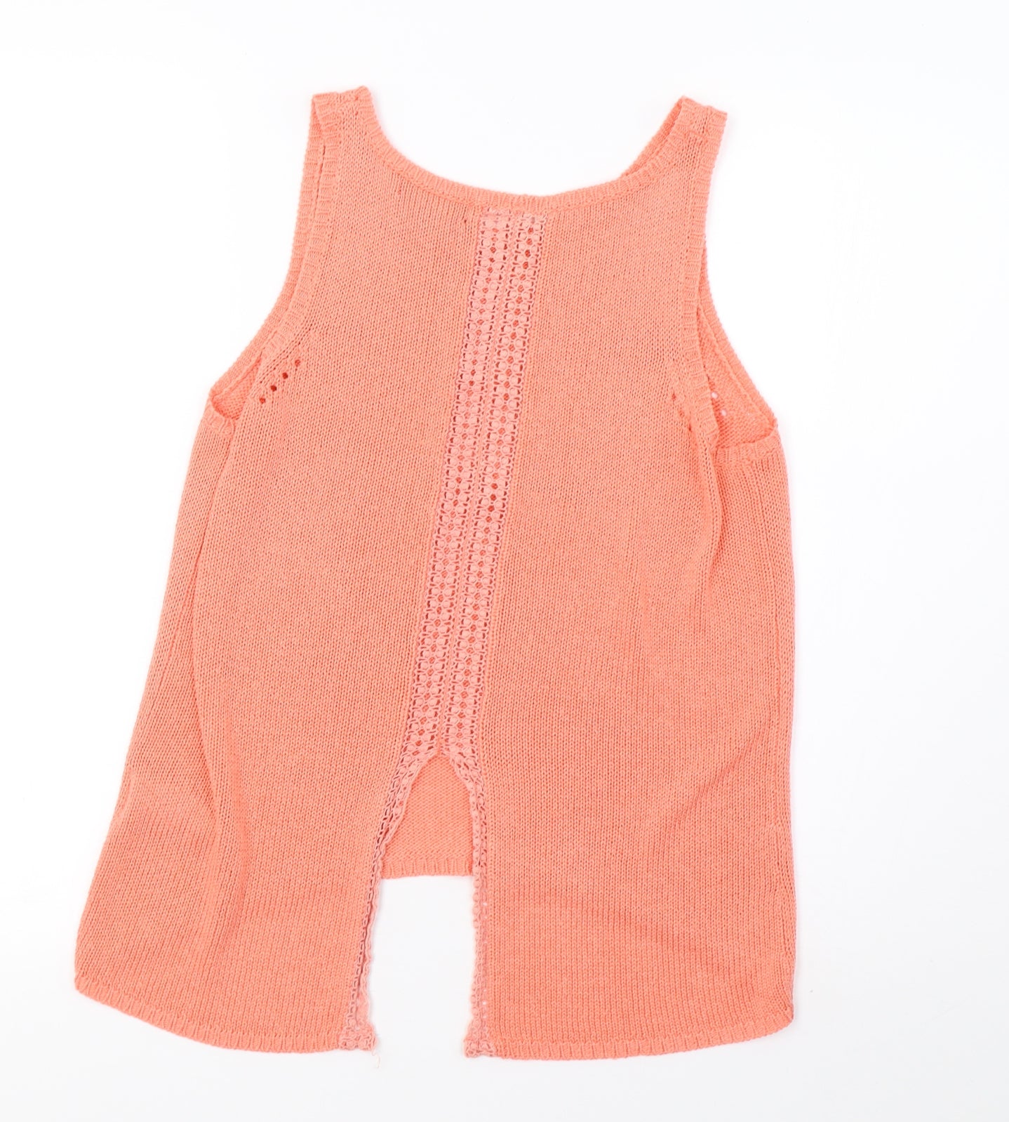 New Look Womens Pink  Knit Basic Tank Size 8