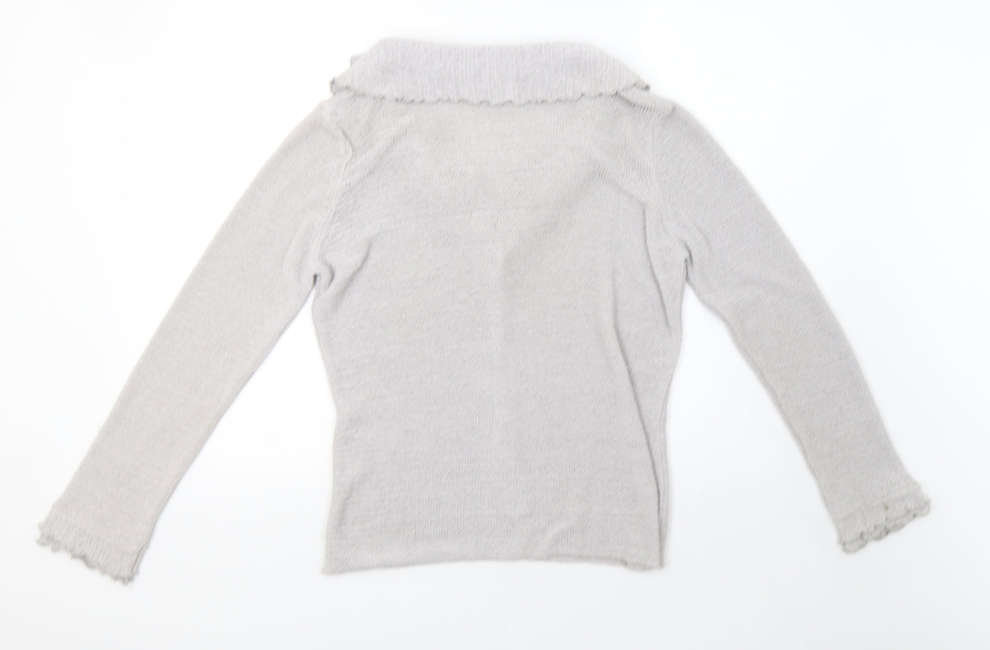 Marks and Spencer Womens Grey  Knit Cardigan Jumper Size M