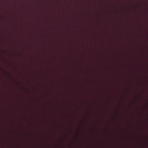 H&M Womens Purple  Knit Pullover Sweatshirt Size M