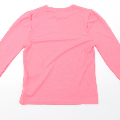 F&F Girls Pink   Pullover Sweatshirt Size 12-13 Years