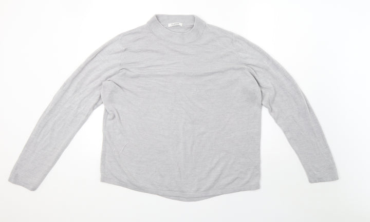 Marks and Spencer Womens Grey  Knit Pullover Sweatshirt Size 22  - 46inch