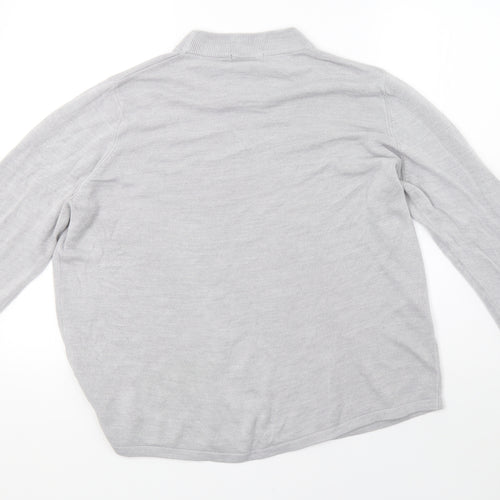 Marks and Spencer Womens Grey  Knit Pullover Sweatshirt Size 22  - 46inch
