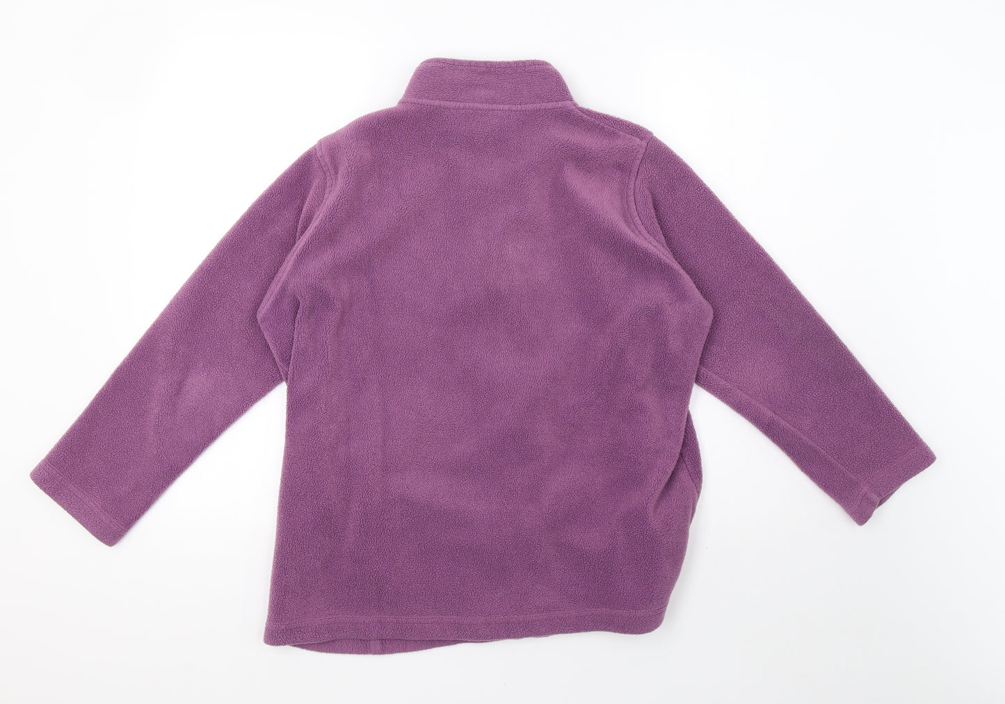 EWM Womens Purple  Fleece Full Zip Sweatshirt Size 22  - 44inch