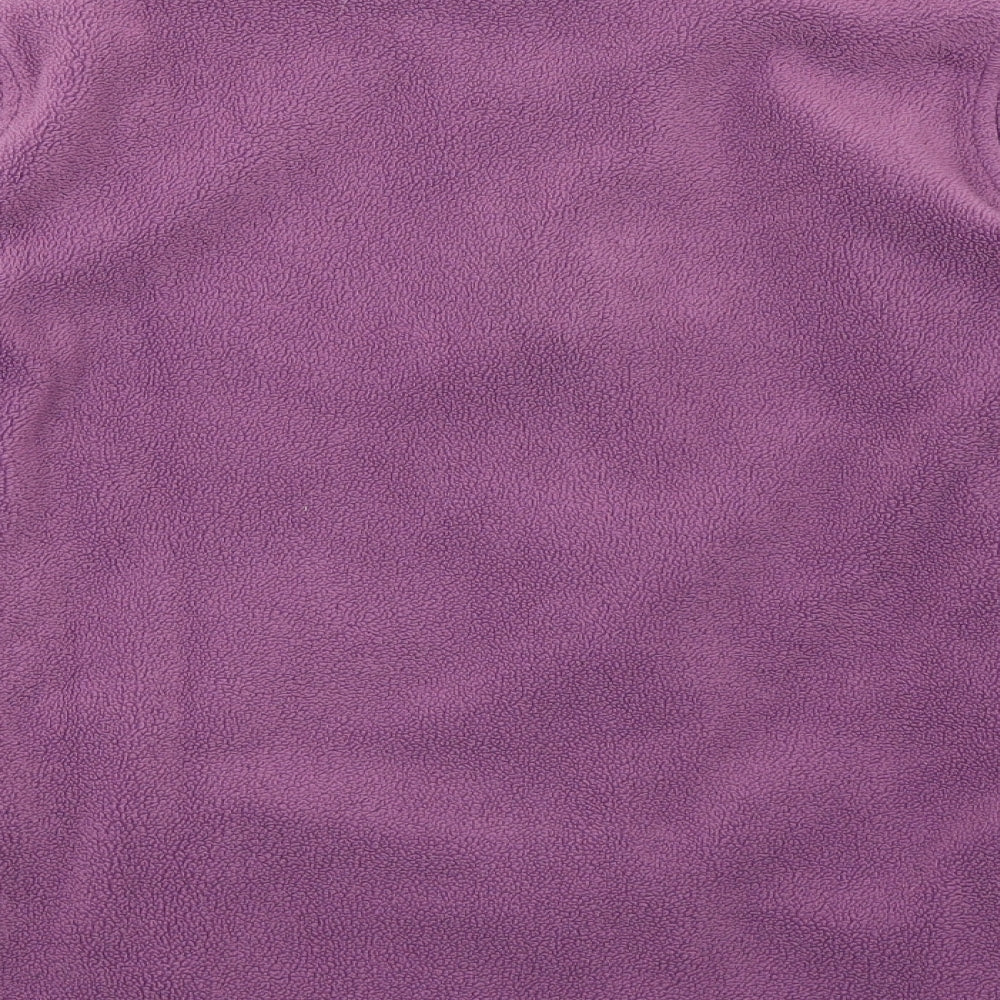 EWM Womens Purple  Fleece Full Zip Sweatshirt Size 22  - 44inch