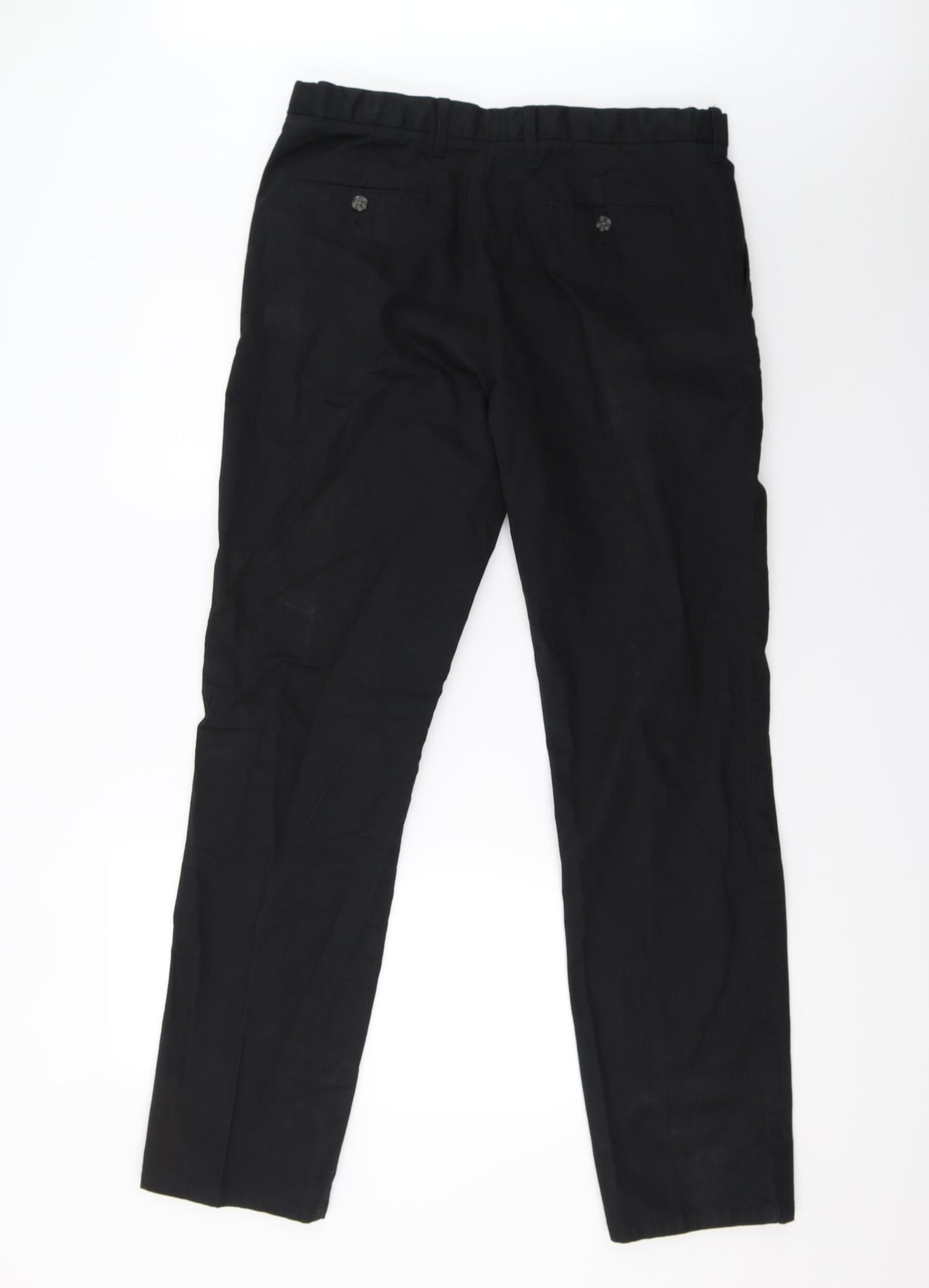 Marks and Spencer Womens Black   Trousers  Size 16 L33 in