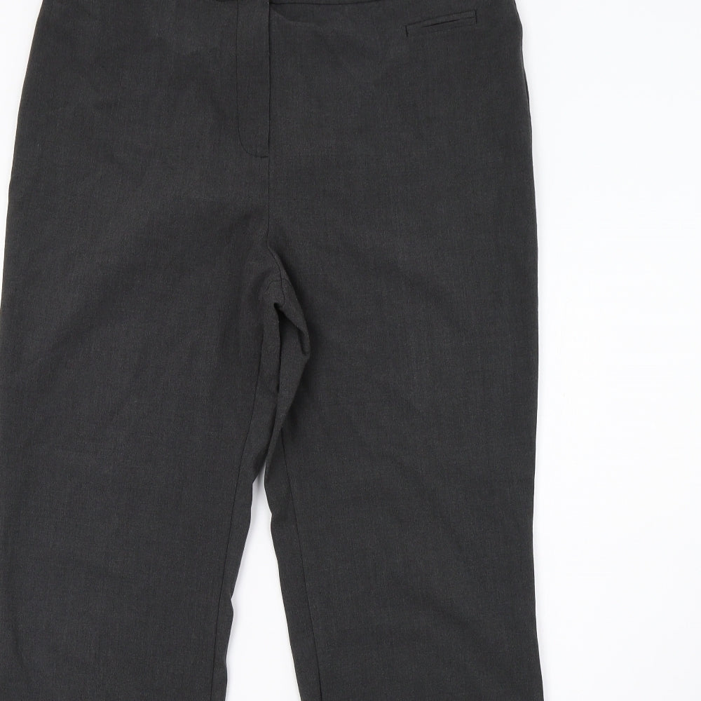 Marks and Spencer Womens Grey   Trousers  Size 14 L31 in