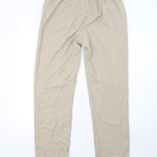 Marks and Spencer Womens Beige   Trousers  Size 14 L32 in