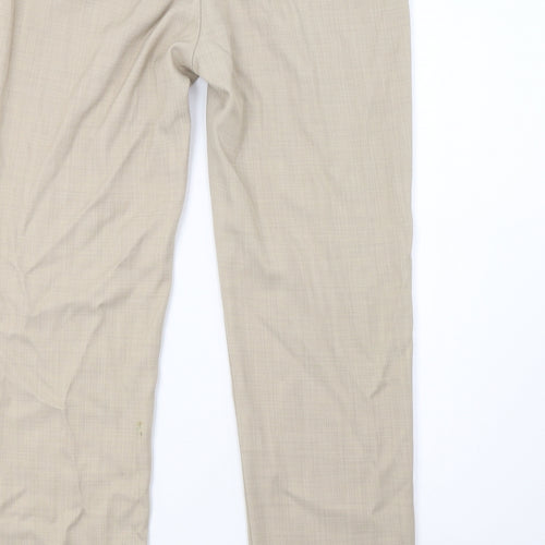 Marks and Spencer Womens Beige   Trousers  Size 14 L32 in