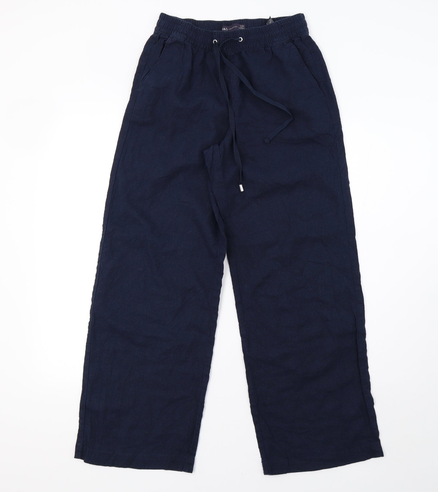 Marks and Spencer Womens Blue   Trousers  Size 8 L30 in