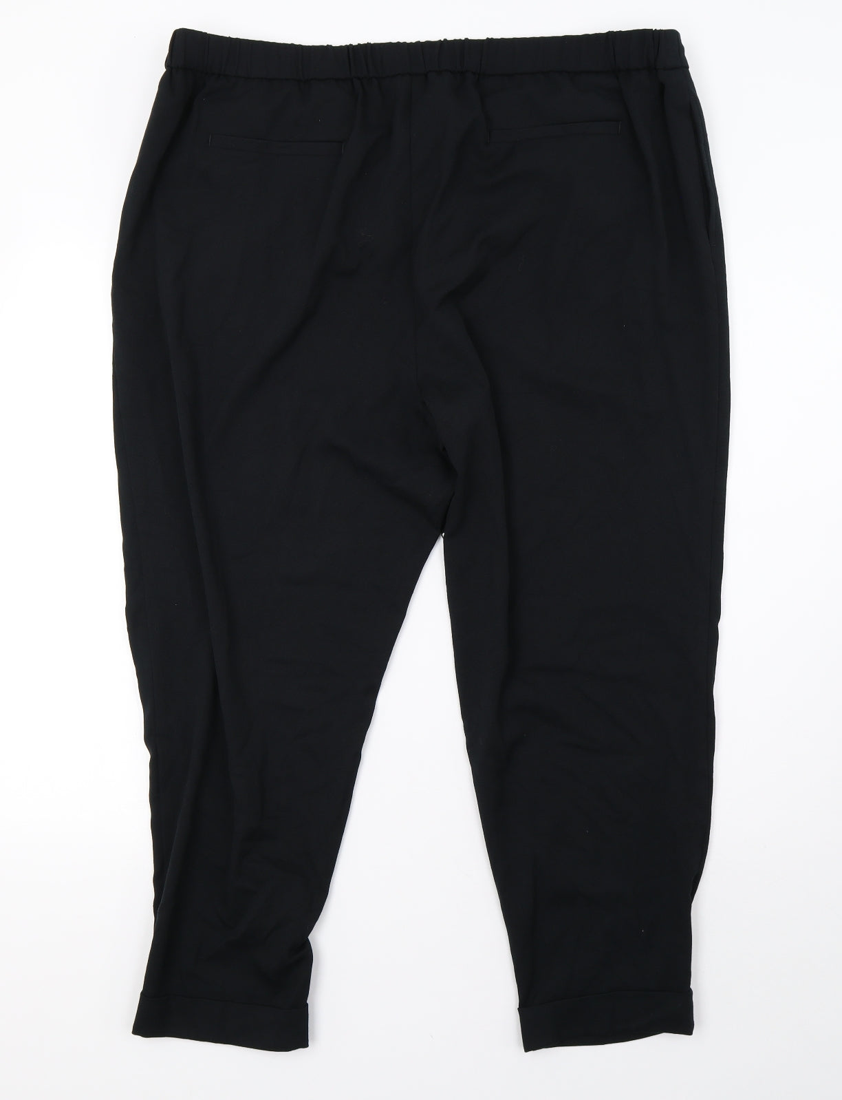 Marks and Spencer Womens Black   Trousers  Size 22 L29 in