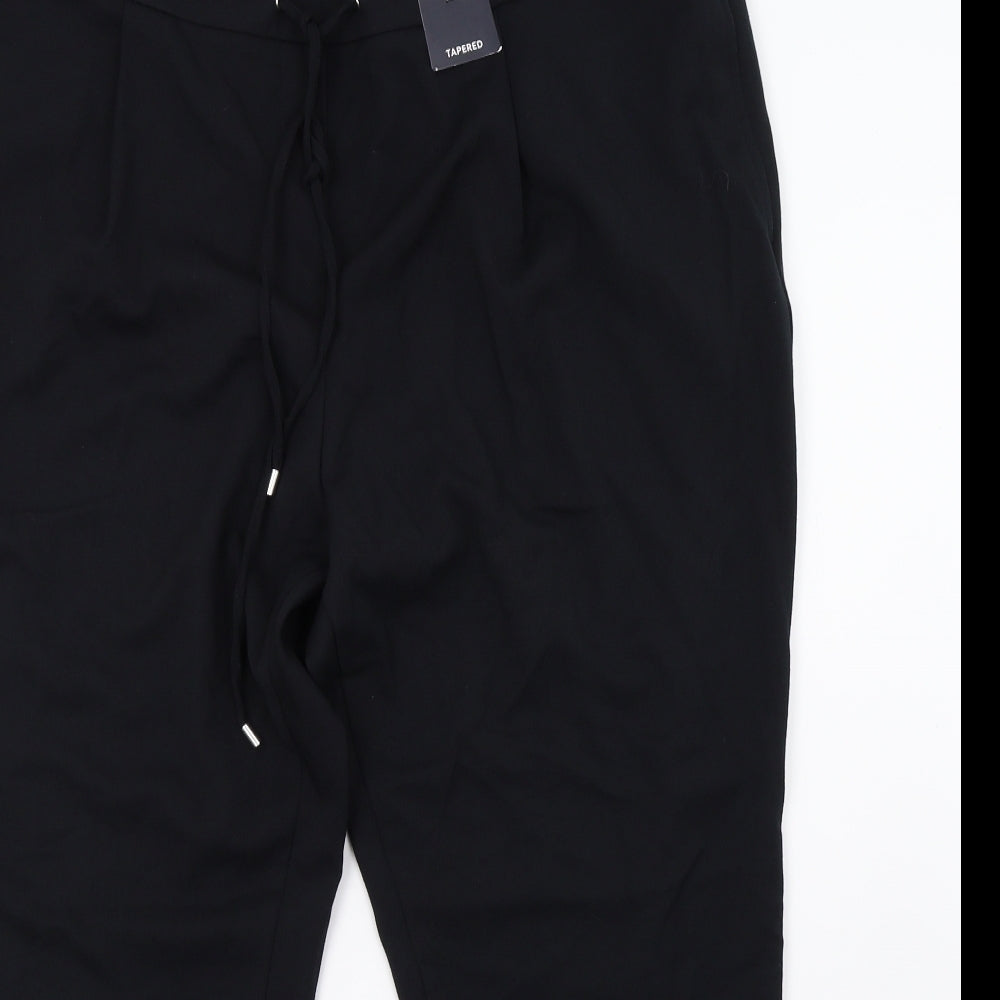 Marks and Spencer Womens Black   Trousers  Size 22 L29 in
