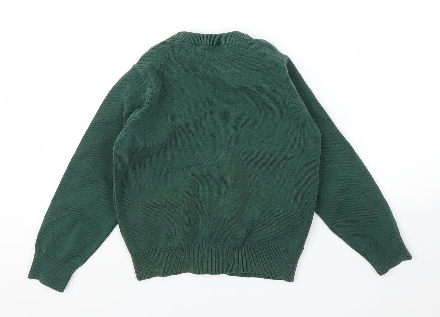 M&S Girls Green   Cardigan Jumper Size 6-7 Years