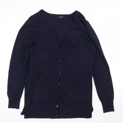 Papaya Womens Blue   Cardigan Jumper Size 14
