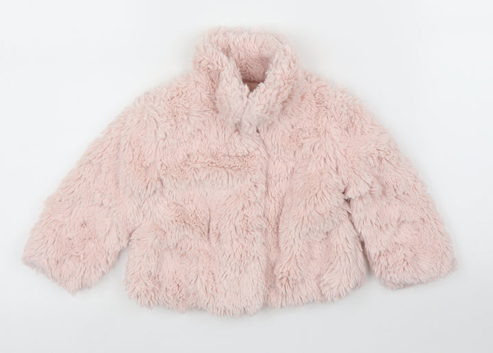 Early Days Girls Pink   Overcoat Coatigan Size 6-9 Months