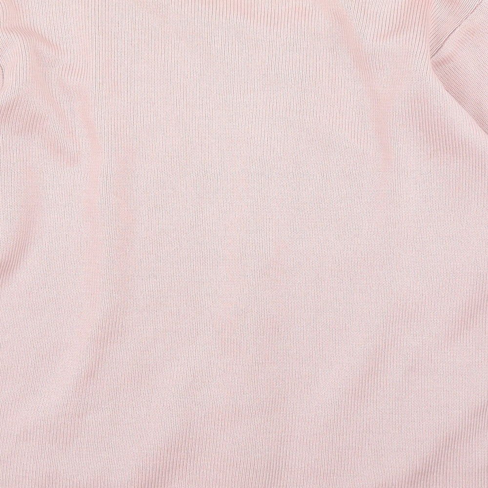 Beau Monde Womens Pink Floral  Cardigan Jumper Size M