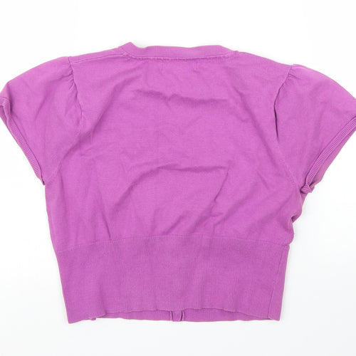 Monsoon Womens Purple   Cardigan Jumper Size 14