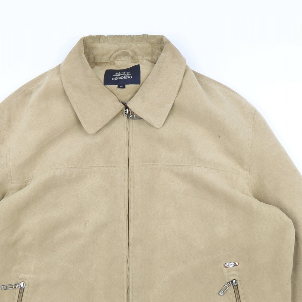 Bosideng Mens Beige   Bomber Jacket Coat Size M