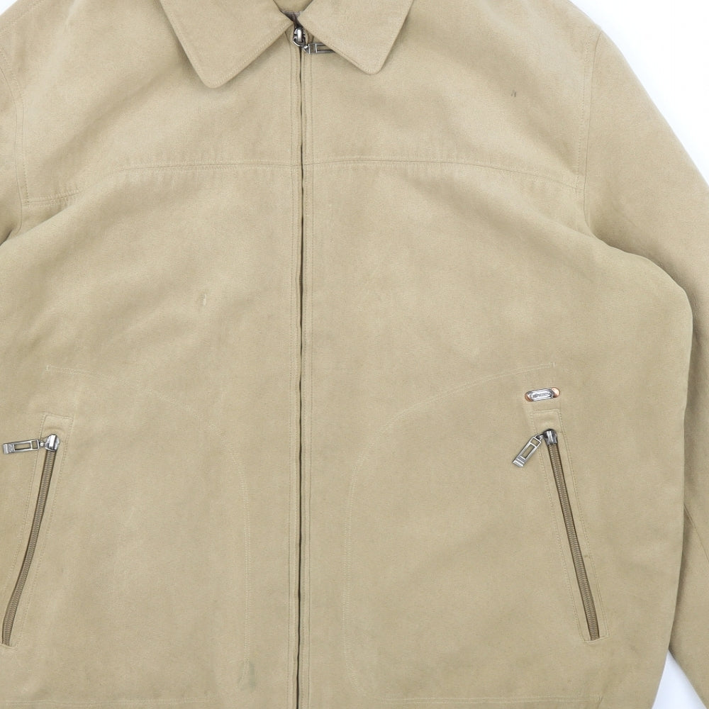 Bosideng Mens Beige   Bomber Jacket Coat Size M