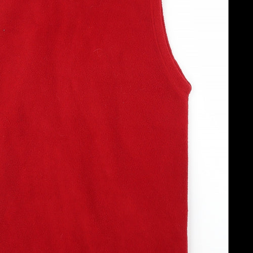 EWM Womens Red  Fleece Full Zip Jumper Size S